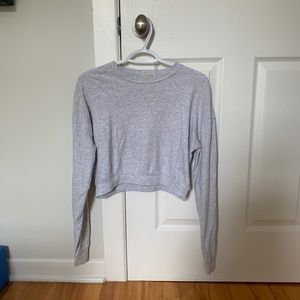 COPY - Brandy Melville light grey long sleeve tee